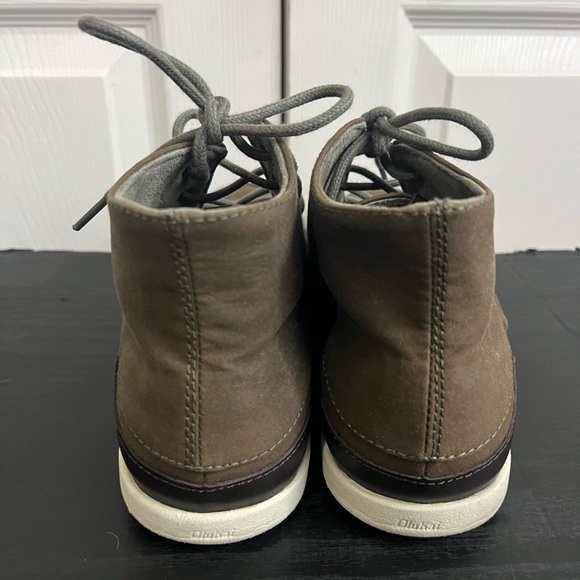 OLUKAI Nalukai Kapa Boot Men's Lace-Up Chukka Ankle Boots 10377-TZ3D Brown - Picture 4 of 12